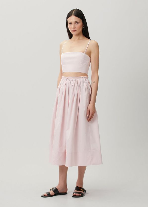 Gabriela Hearst Pembe Midi Etek - 2