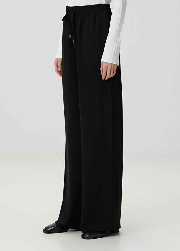 Beymen Collection Siyah Krep Pijama Pantolon - 2