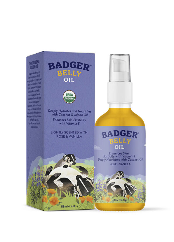 Badger Belly Oil Karın Bölgesi Nemlendirici Yağ Çatlak Kremi 118 ml - 2