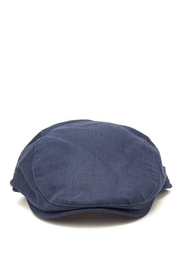 Beymen Club Navy Blue Linen Cap Hat - 2