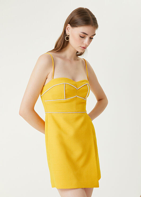 Beymen Club Turuncu Önü Taş Detaylı Tulum - 3