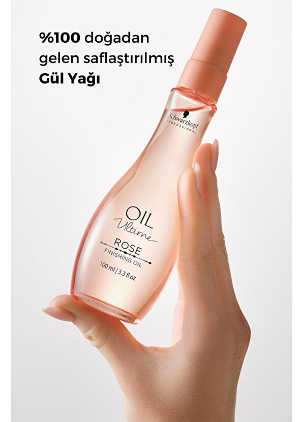 Oil Ultime Rose Oil Revitalizing Rose Oil Nourishing Fine Hair 100 ml - 4
