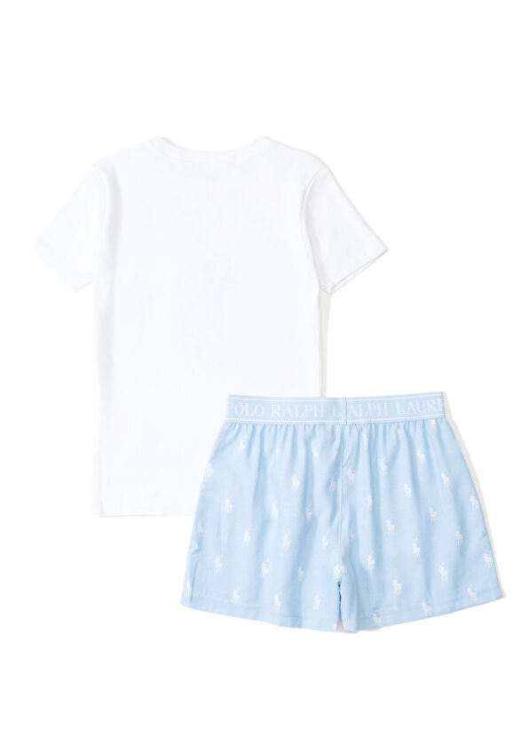 Polo Ralph Lauren Mavi Kız Çocuk Pijama Seti - 2