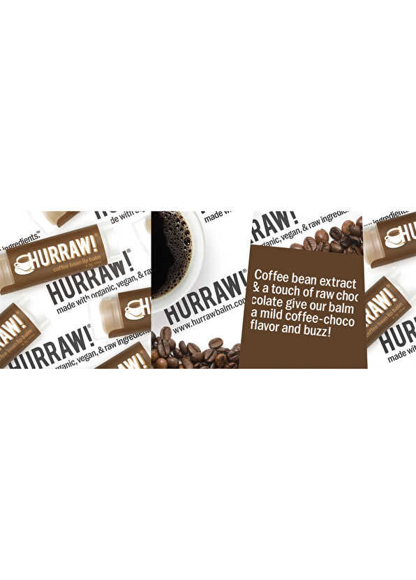 Hurraw Vegan Coffee Bean Kahve Dudak Balmı - 2