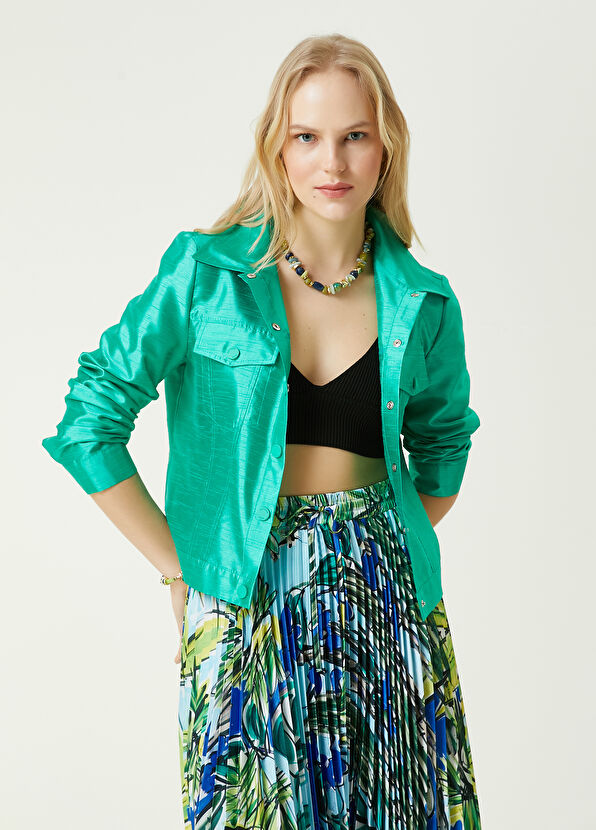 Beymen Club Mint Trucker Jacket - 1