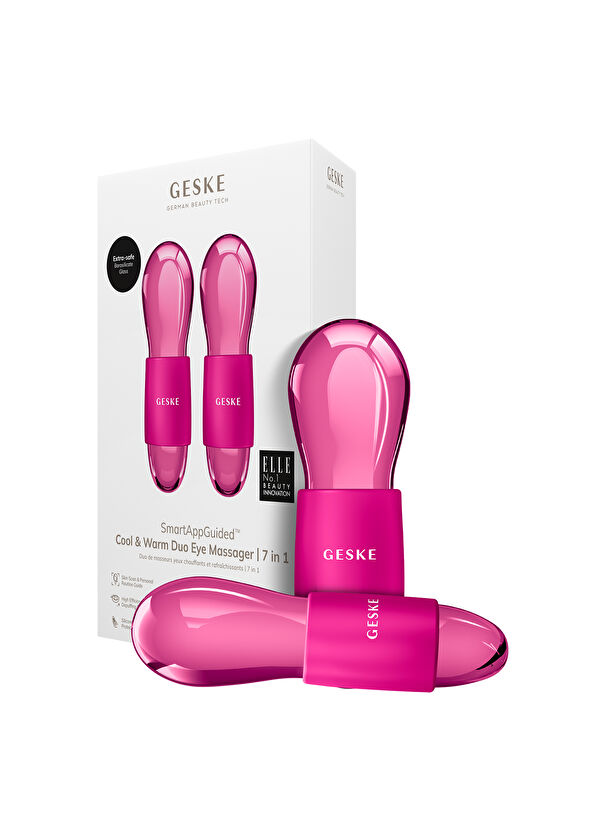 Geske Cool & Warm Face Massager Fuşya Soğutma ve Isıtmalı Yüz Masaj Aleti  - 4