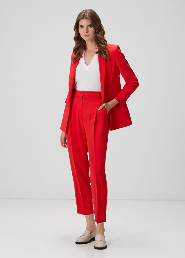 Beymen Club Pomegranate Blossom Carrot Cut Pants - 1