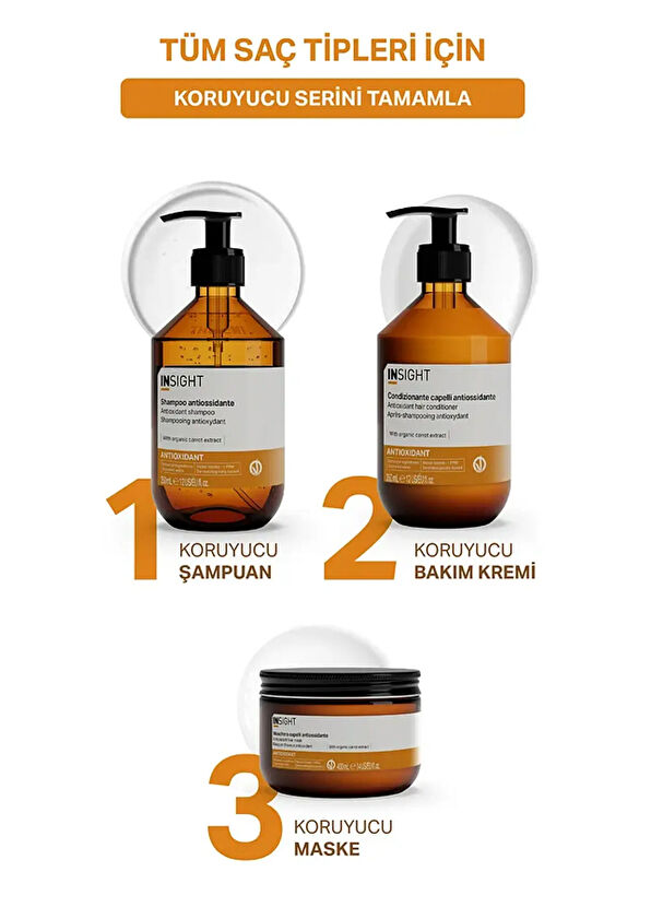 Insight Antioxidant Rejuvenating Yenileyici Güçlendirici Şampuan 350 ml - 2