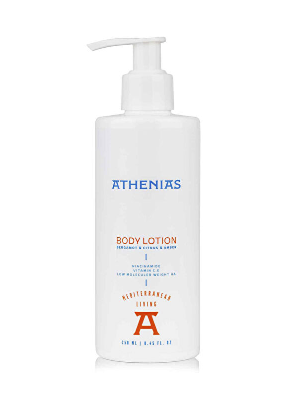 Athenias Niacinamide E ve C Vitamini İçeren Nemlendirici & Cilt Tonu Eşitleyici Vücut Losyonu 250 ml - 1