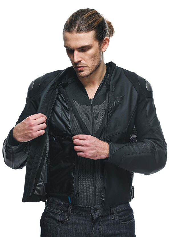 Dainese Avro 5 Blk Anthracite Deri Erkek Motosiklet Montu - 3