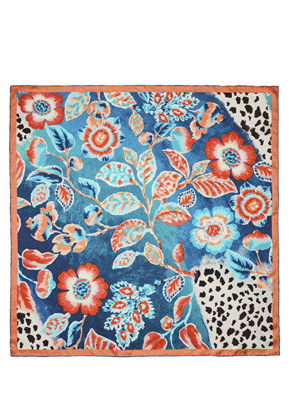 Beymen Club Mavi İpek Eşarp - 1