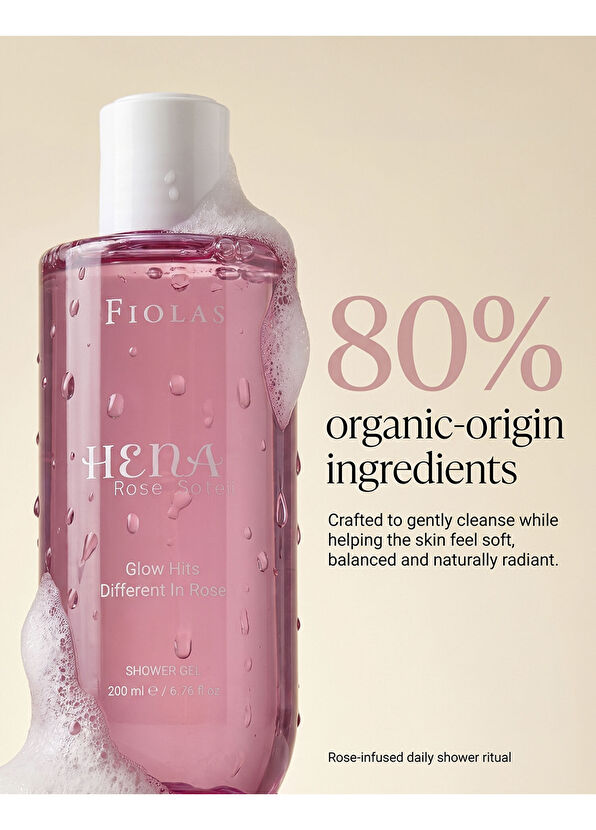 Fiolas Hena Rose Soleil Shower Gel 200 ml - 4