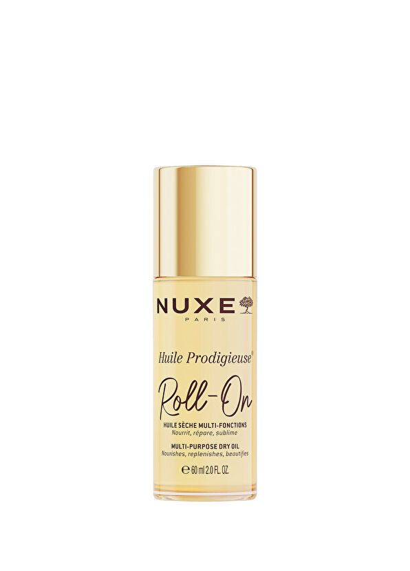 Nuxe Roll-on Dry Oil For Face Body Hair 60ml + Body Massage Brush - 1