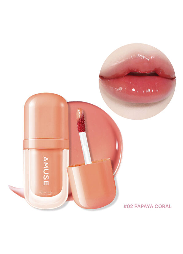 Amuse Bebe Meyve Özlü Dolgunlaştırıcı ve Besleyici Yağlı Tint Ruj 3,8 gr - 2