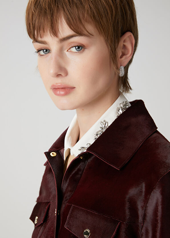 Beymen Club Stones Women's Square Earrings - 1