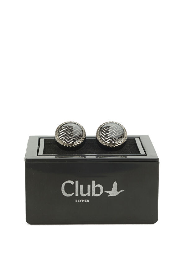Beymen Club Silver Siyah Kol Düğmesi - 2