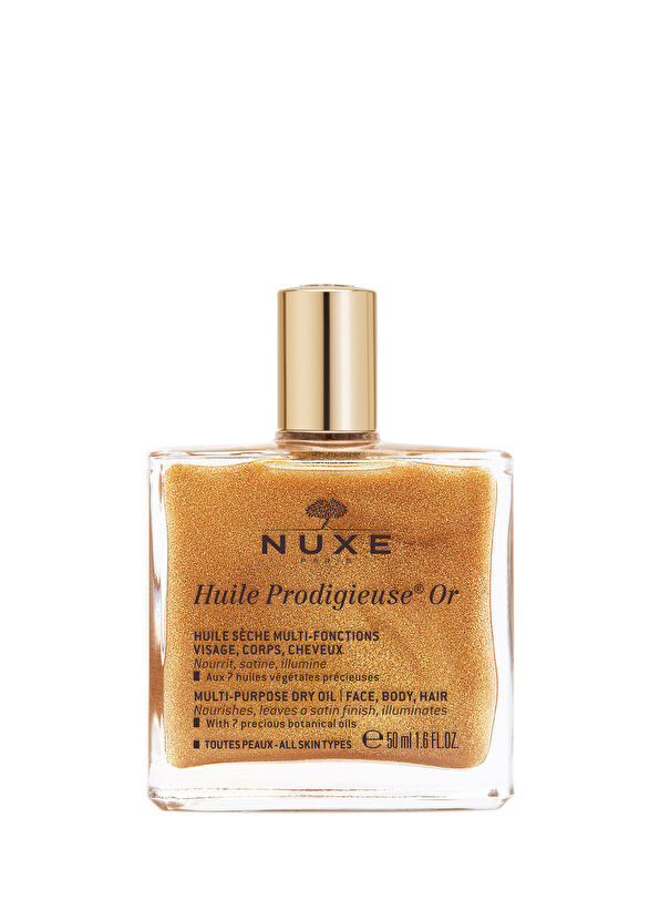 Nuxe Gold Glitter Face Body Hair Multipurpose Dry Oil - 1