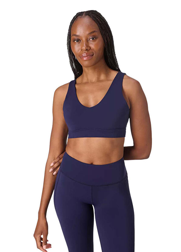 Sweaty Betty Ultimate Studio Voop Bra Lacivert Kadın Spor Sütyeni - 1