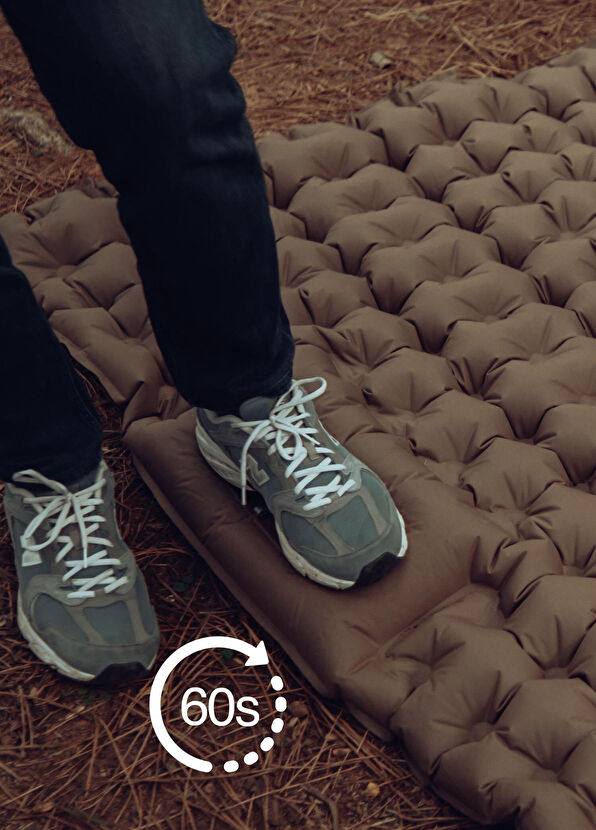 Urban Badger Othila Otomatik Ayak Pompası ve Yastıklı Çift Kişilik Şişme Yatak - 2