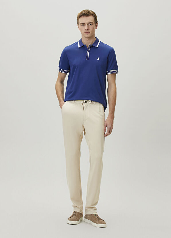 Beymen Club Bej Beli Kordonlu Chino Pantolon - 1
