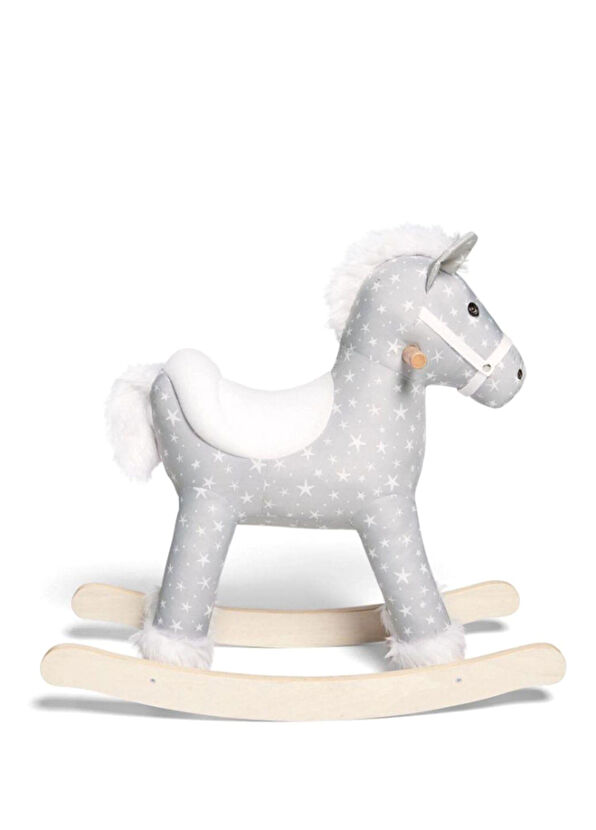 Mamas Papas Grey Star Rocking Horse Toy - 1