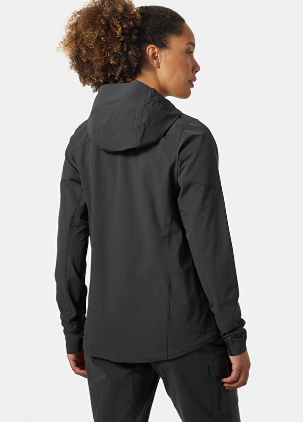 Helly Hansen Blaze Softshell Kapişonlu Gri Kadın Mont - 3