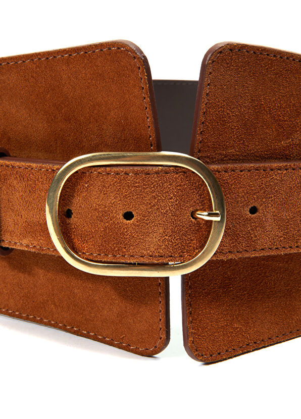 Beymen Club Taba Kadın Süet Bel Kemeri - 2