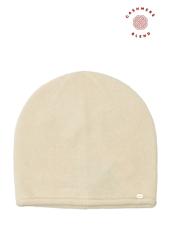 Beymen Club Beige Women's Cashmere Beanie - 1