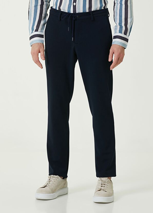 Beymen Club Lacivert Beli Kordonlu Spor Pantolon - 2