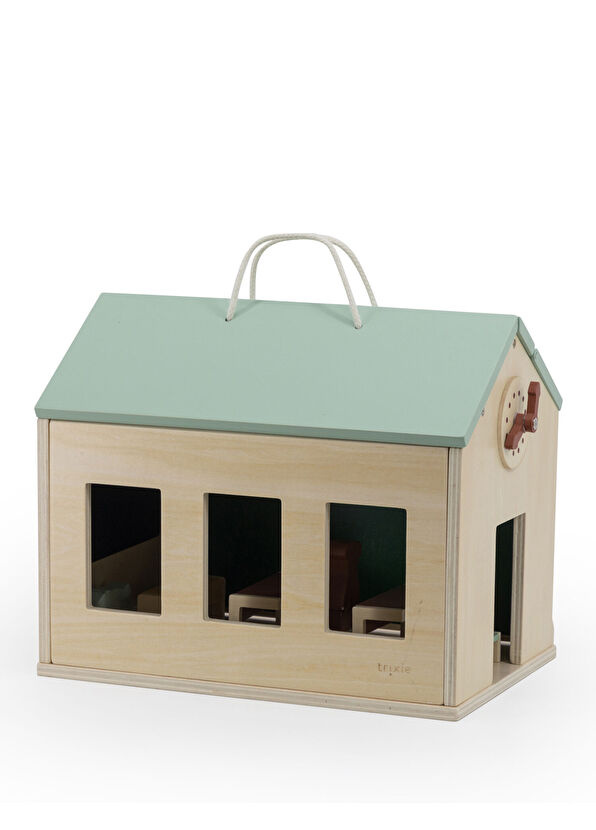 Trixie Colorful School Wooden Toy - 2