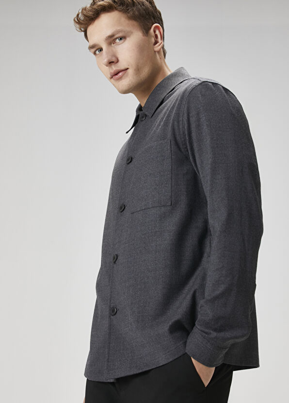 Beymen Club Anthracite Overshirt - 2