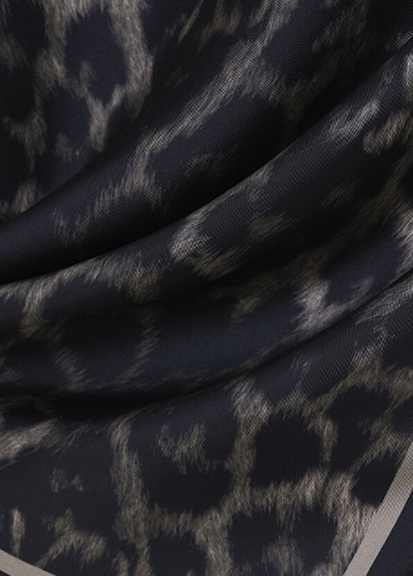 Beymen Club Siyah 90x90 İpek Eşarp - 2