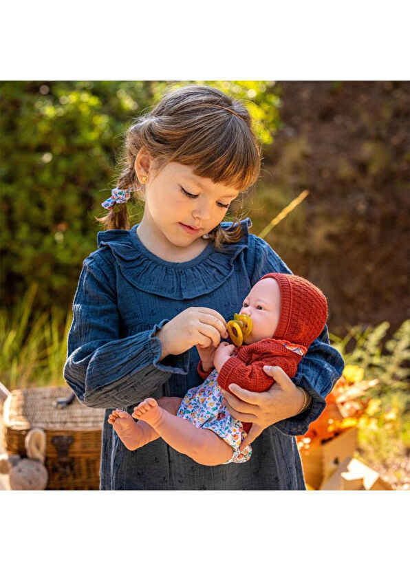 Berenguer Kiremit Hırka ve Kedili Boutique Oyuncak Bebek 38 cm - 2