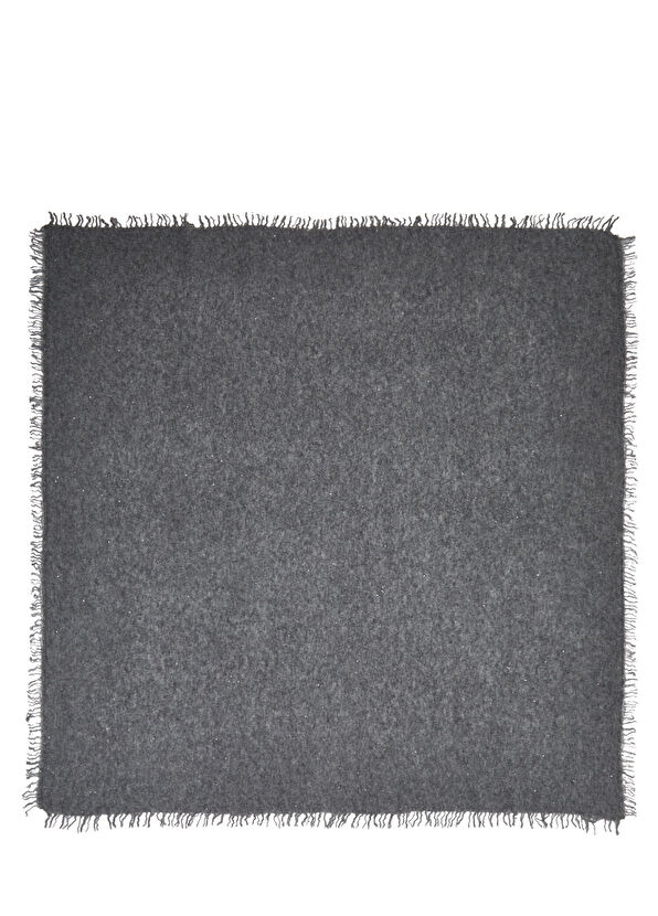 Beymen Club Women's Cashmere Shawl With Anthracite Sequins - 3