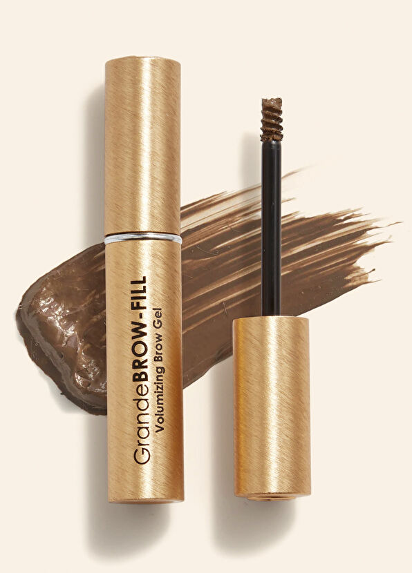 Grande Cosmetics GrandeBROW-FILL Volumizing Brow Gel Medium Açık Kahve Kaş Maskarası 4 gr - 2
