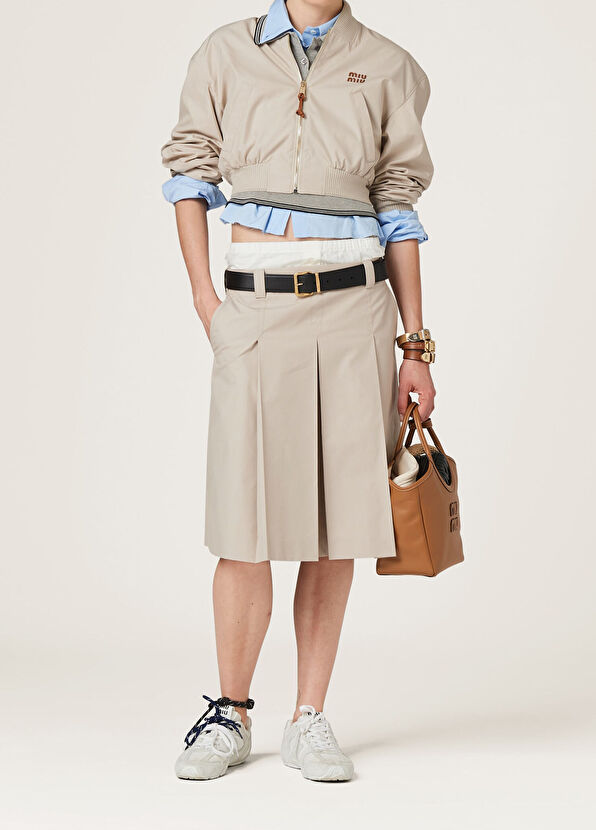 Miu Miu Panama Pamuklu Mont - 2