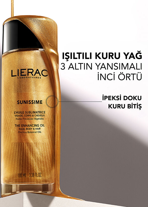 Lierac Sunıssıme Gold Işıltılı Çok Amaçlı Kuru Yağ 100 ml - 2