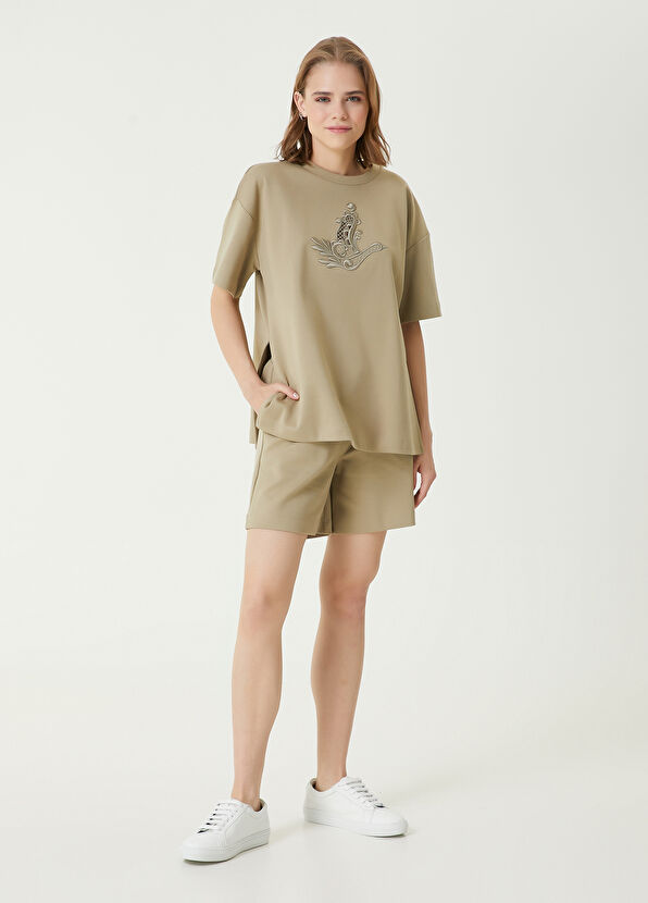 Beymen Club Haki Jersey Şort - 1