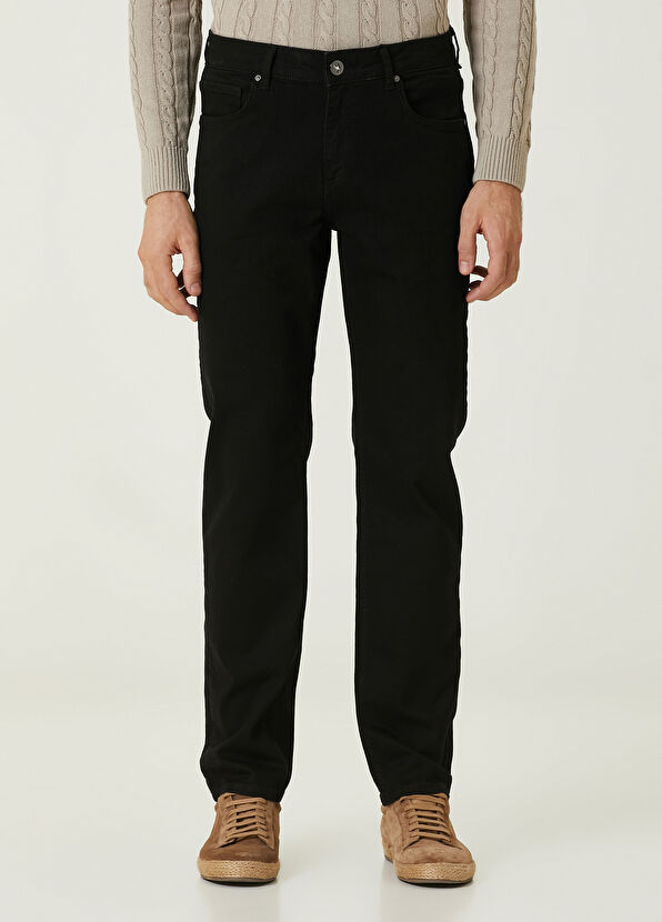 Beymen Club Straight Fit Siyah Jean Pantolon - 2
