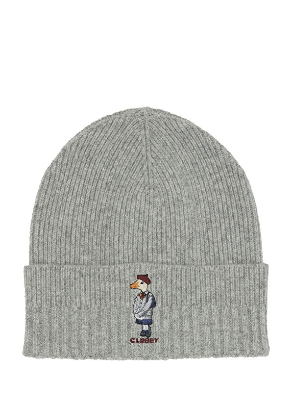 Beymen Club Clubby Grey Wool Beanie - 1