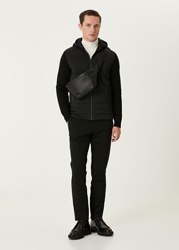 Beymen Club Siyah Deri Bel Çantası - 2