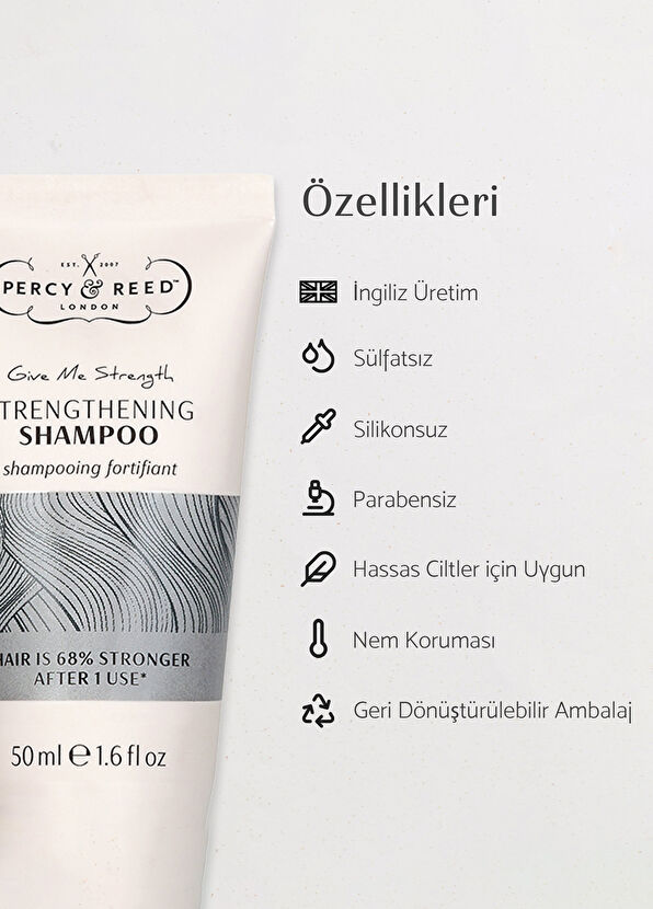 Percy & Reed Give Me Strength Güçlendirici Sülfatsız Şampuan 50 ml - 2
