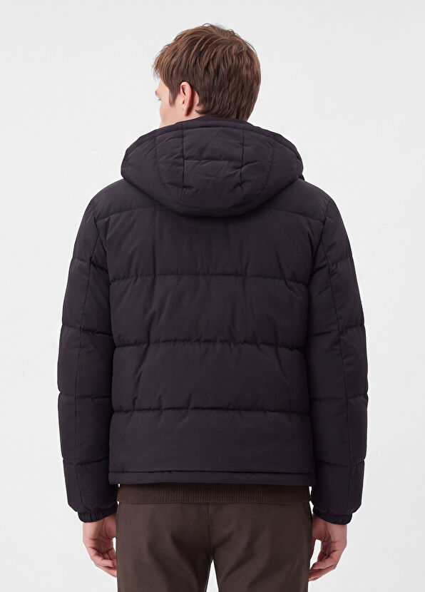 Beymen Club Black Hooded Puff Coat - 4