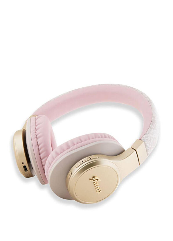 Guess Script Gold Bluetooth 5.3 Kulak Üstü Kulaklık - 2