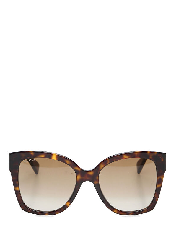 Gucci GC001221 Kahverengi Kadın Güneş Gözlüğü - 1