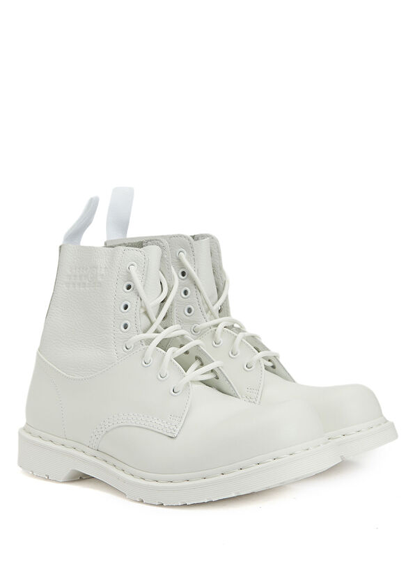 MM6 Maison Margiela Salomon X Mm6 White Men's Leather Boots - 2