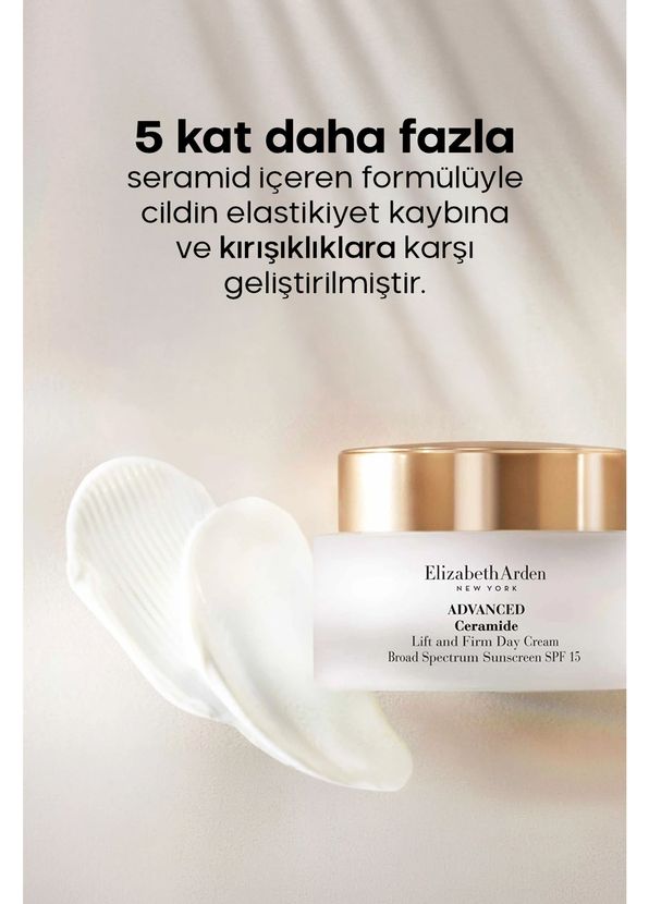 Elizabeth Arden Advanced Ceramide Lift And Firm Day Cream SPF15 PA++ Anti-Aging Face Cream 50 ml - 3