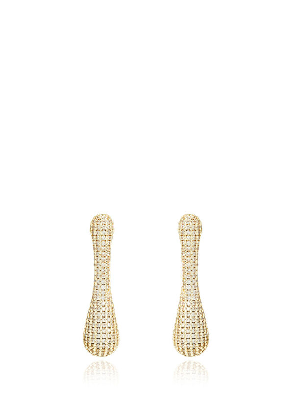 Beymen Club Gold Zirkon Damla Kadın Küpe - 1
