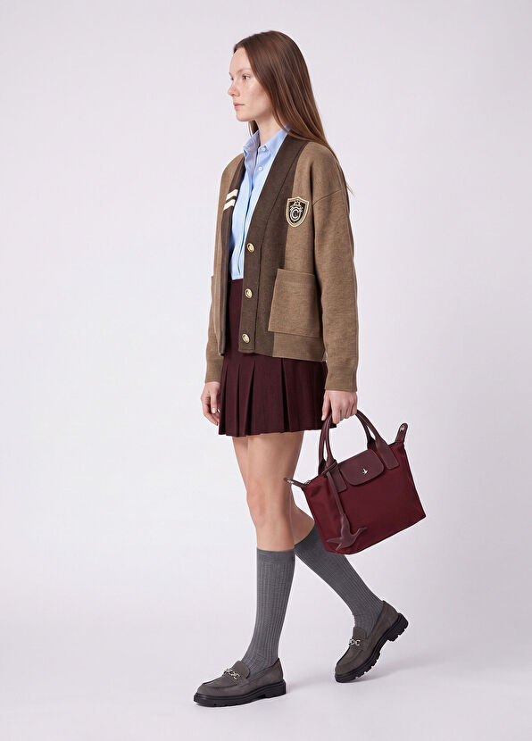 Beymen Club Camel Crystal Logo College Cardigan - 2