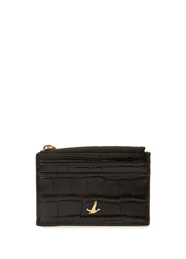 Beymen Club Siyah Krokodilli Kadın Deri Kartlık - 1